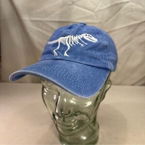 Blue Dinosaur Embroidered Cap by Aldeal